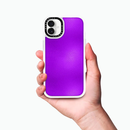 iPhone 16 Plus Case Classic Leather — Dark Violet