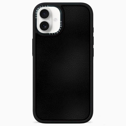 iPhone 16 Plus Case Elite Leather — Smoky Black