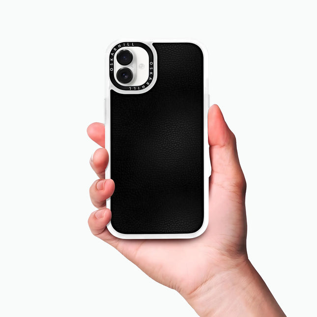 iPhone 16 Case Classic Leather — Smoky Black