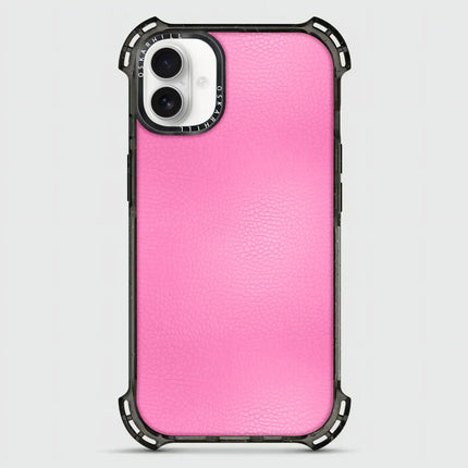 iPhone 16 Case Bounce Leather — Persian Pink