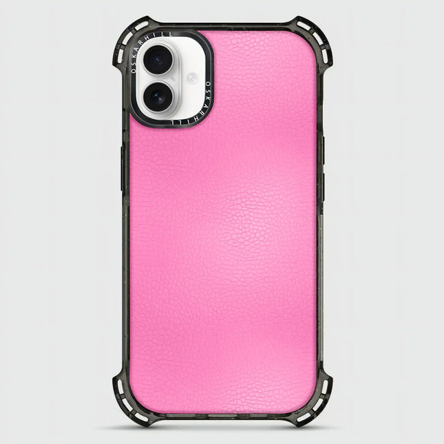 iPhone 16 Plus Case Bounce Leather — Persian Pink