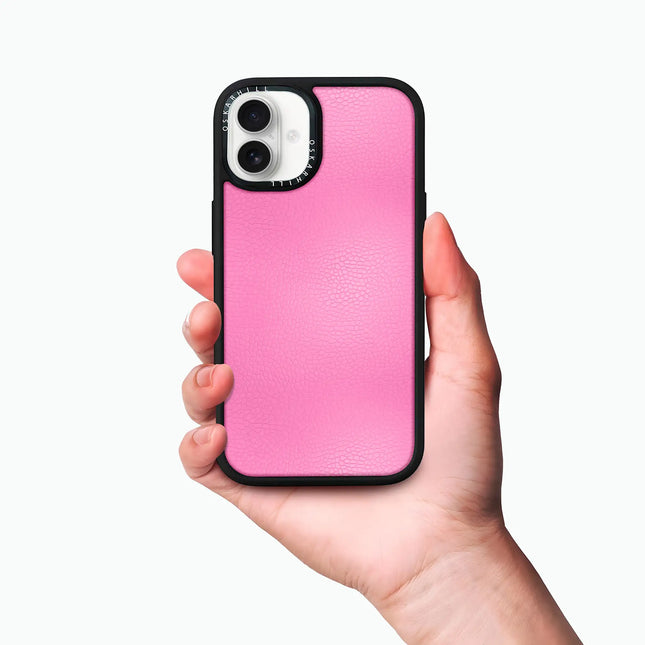 iPhone 16 Plus Case Elite Leather — Persian Pink