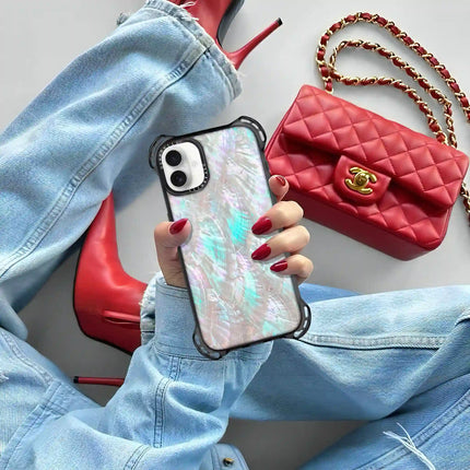 iPhone 16 Plus Case Bounce — Mother of Pearl