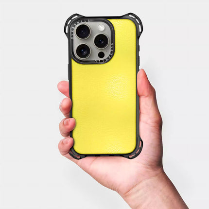 iPhone 16 Pro Max Case Bounce Leather — Corn Yellow Oskar Hill.
