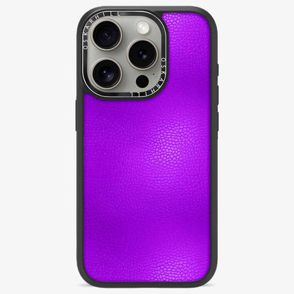 iPhone 16 Pro Max Case Elite Leather — Dark Violet Oskar Hill.