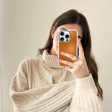 iPhone 16 Pro Max Case Classic Leather — Ruddy Brown Oskar Hill.