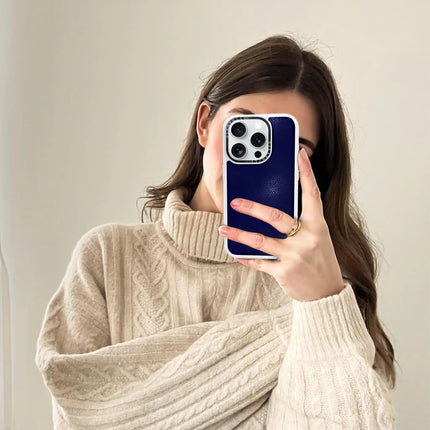 iPhone 13 Pro Case Classic Leather — Night Blue Oskar Hill.